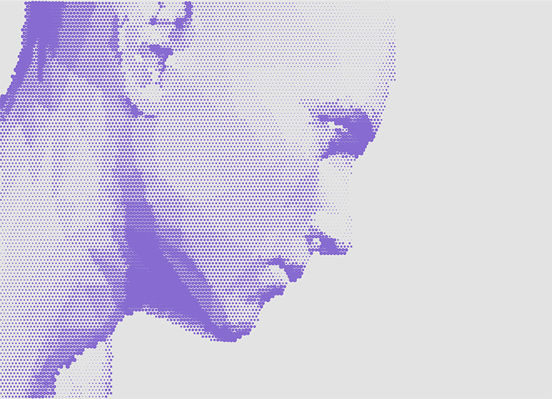 iris scan biometric identity verification abstract